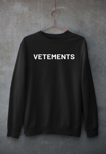 Vetements Unisex Sweatshirt for Men/Women-Black-Ektarfa.online