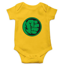 Load image into Gallery viewer, Hulk Kids Romper Kids Romper For Baby Boy/Girl-0-5 Months(18 Inches)-Yellow-Ektarfa.online
