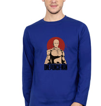 Load image into Gallery viewer, One-Punch Man Full Sleeves T-Shirt for Men-Royal Blue-Ektarfa.online
