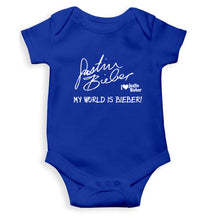 Load image into Gallery viewer, Justin Bieber Kids Romper For Baby Boy/Girl-0-5 Months(18 Inches)-Royal Blue-Ektarfa.online
