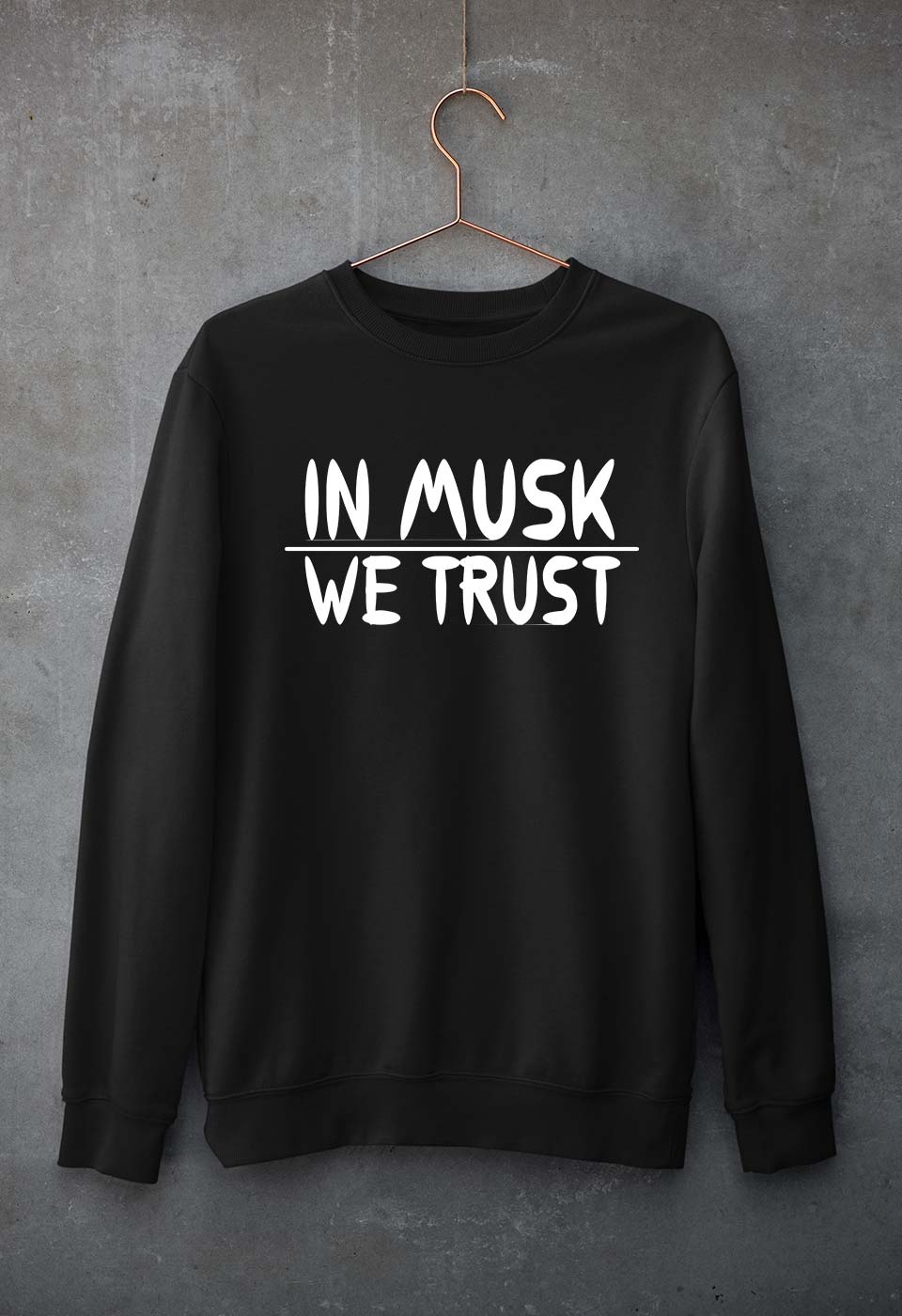 Elon Musk Unisex Sweatshirt for Men/Women-Black-Ektarfa.online
