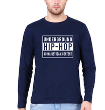 Load image into Gallery viewer, Hip hop Full Sleeves T-Shirt for Men-Navy Blue-Ektarfa.online
