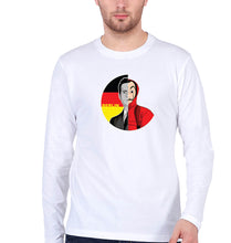 Load image into Gallery viewer, Money Heist Berlin Full Sleeves T-Shirt for Men-S(38 Inches)-White-Ektarfa.online

