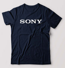 Load image into Gallery viewer, Sony T-Shirt for Men-S(38 Inches)-Navy Blue-Ektarfa.online
