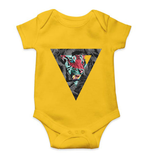 Tiger Kids Romper For Baby Boy/Girl-Yellow-Ektarfa.online