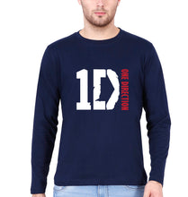 Load image into Gallery viewer, One Direction Full Sleeves T-Shirt for Men-Navy Blue-Ektarfa.online
