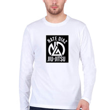 Load image into Gallery viewer, Nate Diaz UFC Full Sleeves T-Shirt for Men-White-Ektarfa.online
