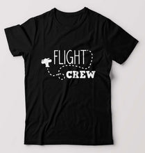 Load image into Gallery viewer, Flight Crew T-Shirt for Men-Black-Ektarfa.online

