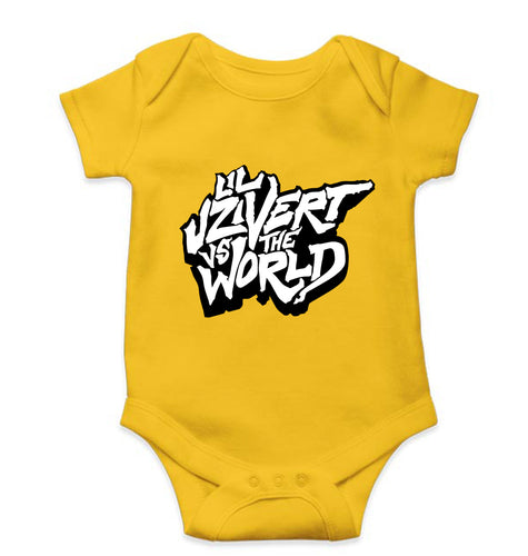 Lil Uzi Vert (LUV) Kids Romper For Baby Boy/Girl-Yellow-Ektarfa.online