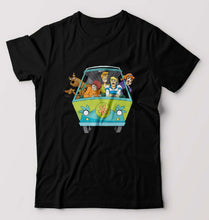 Load image into Gallery viewer, Scooby Doo T-Shirt for Men-S(38 Inches)-Black-Ektarfa.online
