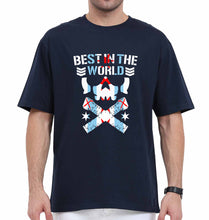 Load image into Gallery viewer, CM Punk Oversized T-Shirt for Men-Navy Blue-Ektarfa.online
