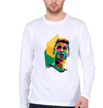 Load image into Gallery viewer, Cristiano Ronaldo CR7 Full Sleeves T-Shirt for Men-White-Ektarfa.online
