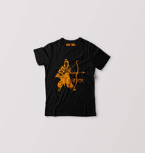 Load image into Gallery viewer, RAMJI Shree Ram T-Shirt for Boy/Girl-Black-Ektarfa.online
