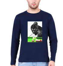 Load image into Gallery viewer, Ronnie O&#39;Sullivan Snooker Full Sleeves T-Shirt for Men-Navy Blue-Ektarfa.online
