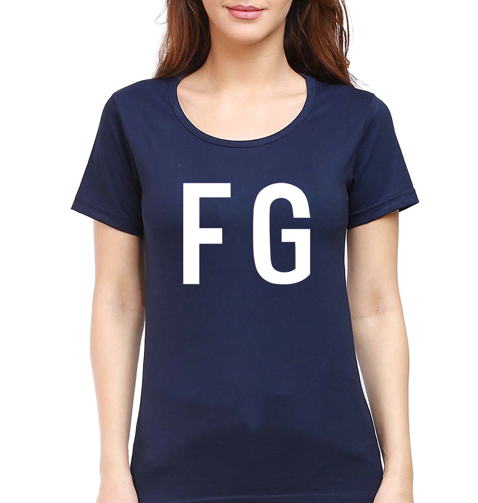 Fear of God T-Shirt for Women-Navy Blue-Ektarfa.online