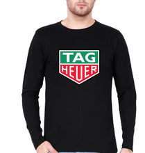 Load image into Gallery viewer, TAG Heuer Full Sleeves T-Shirt for Men-S(38 Inches)-Black-Ektarfa.online
