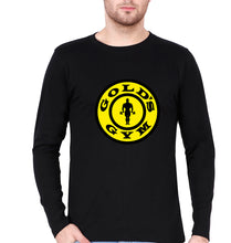 Load image into Gallery viewer, Gold&#39;s Gym Full Sleeves T-Shirt for Men-S(38 Inches)-Black-Ektarfa.online
