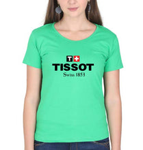 Load image into Gallery viewer, Tissot T-Shirt for Women-XS(32 Inches)-Flag Green-Ektarfa.online
