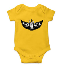 Load image into Gallery viewer, Rock N Roll Kids Romper For Baby Boy/Girl-0-5 Months(18 Inches)-Yellow-Ektarfa.online
