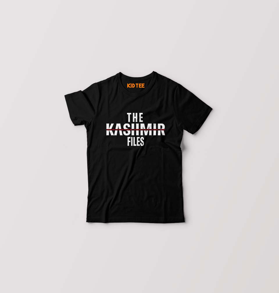 The Kashmir Files Kids T-Shirt for Boy/Girl-Black-Ektarfa.online