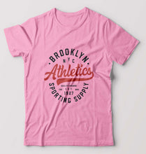 Load image into Gallery viewer, Varsity Los Angeles T-Shirt for Men-Light Baby Pink-Ektarfa.online
