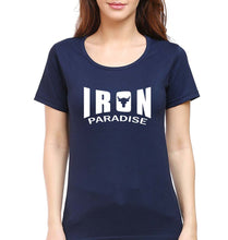 Load image into Gallery viewer, Iron Paradise T-Shirt for Women-Navy Blue-Ektarfa.online
