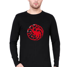 Load image into Gallery viewer, House of the Dragon (GOT) Full Sleeves T-Shirt for Men-Black-Ektarfa.online
