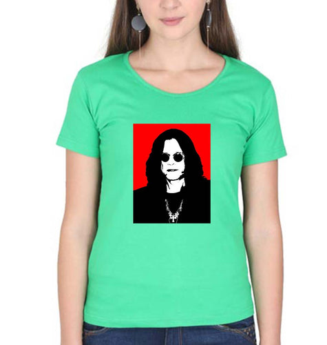 Ozzy Osbourne T-Shirt for Women-Flag Green-Ektarfa.online