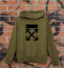 Load image into Gallery viewer, Off White Tee Unisex Hoodie for Men/Women-Olive Green-Ektarfa.online
