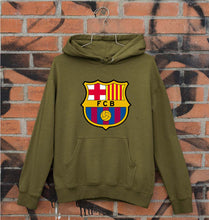 Load image into Gallery viewer, Barcelona Unisex Hoodie for Men/Women-S(40 Inches)-Olive Green-Ektarfa.online
