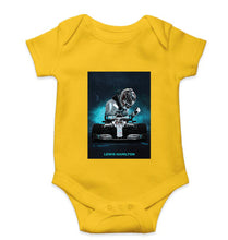 Load image into Gallery viewer, Lewis Hamilton F1 Kids Romper For Baby Boy/Girl-0-5 Months(18 Inches)-Yellow-Ektarfa.online
