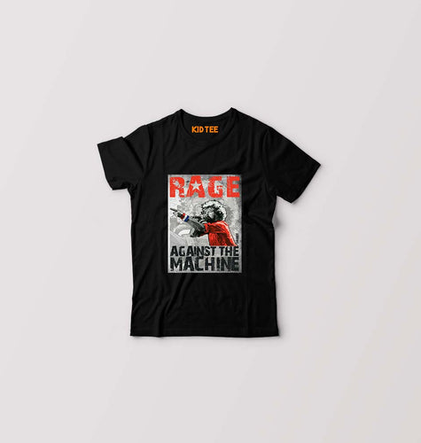 Rage Against The Machine Kids T-Shirt for Boy/Girl-Black-Ektarfa.online