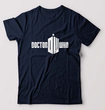Load image into Gallery viewer, Doctor Who T-Shirt for Men-S(38 Inches)-Navy Blue-Ektarfa.online
