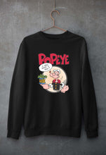 Load image into Gallery viewer, Popeye Unisex Sweatshirt for Men/Women-Black-Ektarfa.online
