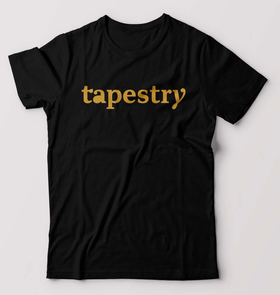 Tapestry T-Shirt for Men-S(38 Inches)-Black-Ektarfa.online