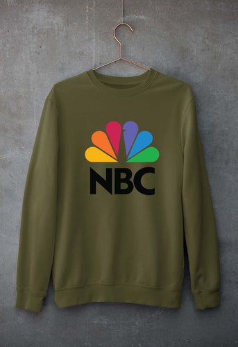 NBC Unisex Sweatshirt for Men/Women-Olive Green-Ektarfa.online