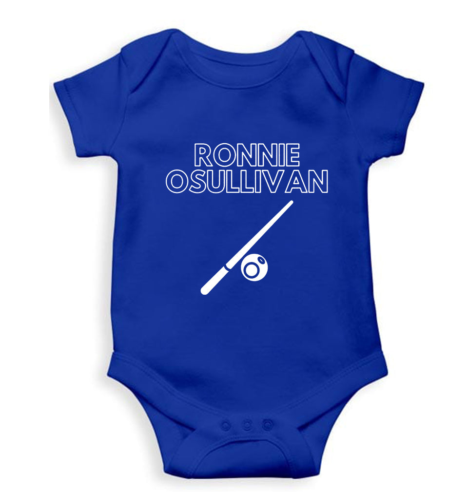 Ronnie O'Sullivan Snooker Kids Romper For Baby Boy/Girl-0-5 Months(18 Inches)-Royal Blue-Ektarfa.online