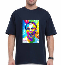 Load image into Gallery viewer, Rafael Nadal (RAFA) Oversized T-Shirt for Men-Navy Blue-Ektarfa.online
