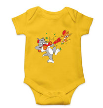 Load image into Gallery viewer, Tom and Jerry Kids Romper For Baby Boy/Girl-0-5 Months(18 Inches)-Yellow-Ektarfa.online
