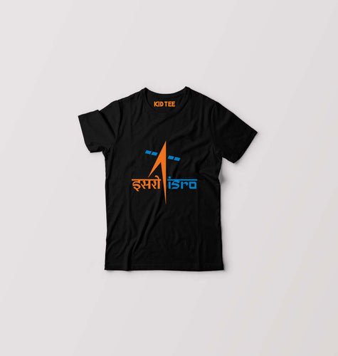Isro Kids T-Shirt for Boy/Girl-0-1 Year(20 Inches)-Black-Ektarfa.online