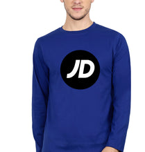 Load image into Gallery viewer, JD Sports Full Sleeves T-Shirt for Men-S(38 Inches)-Royal Blue-Ektarfa.online
