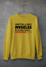 Load image into Gallery viewer, Gym Unisex Sweatshirt for Men/Women-Mustard Yellow-Ektarfa.online
