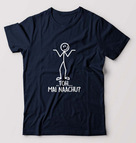 Nachu Funny T-Shirt for Men-Navy Blue-Ektarfa.online