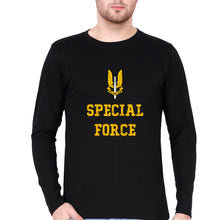 Load image into Gallery viewer, Special Force Full Sleeves T-Shirt for Men-Black-Ektarfa.online
