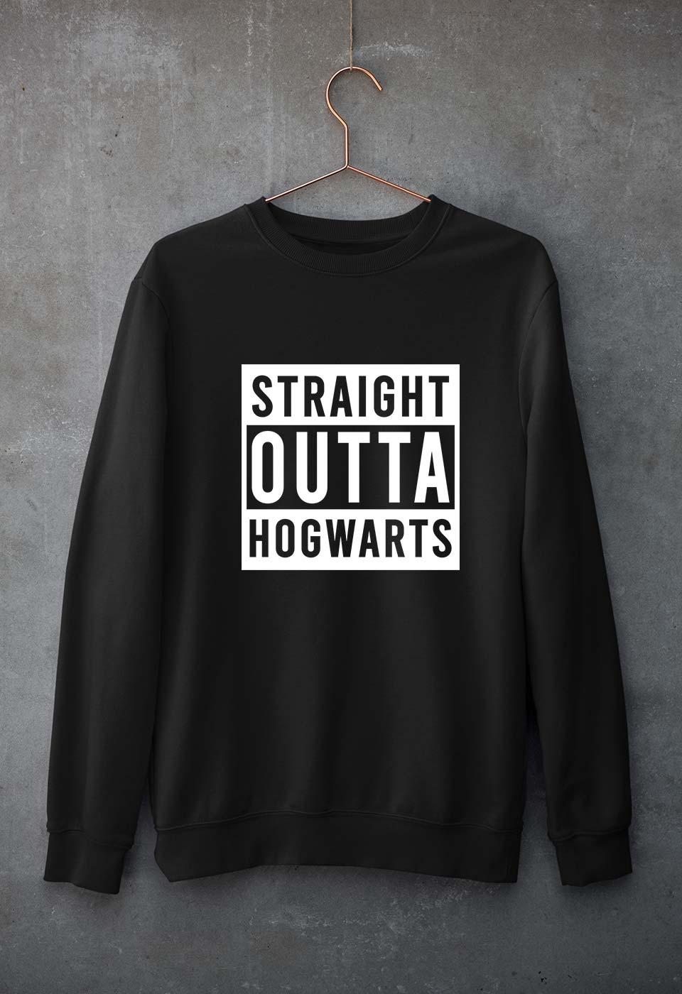 Harry Potter Hogwarts Unisex Sweatshirt for Men/Women-Black-Ektarfa.online