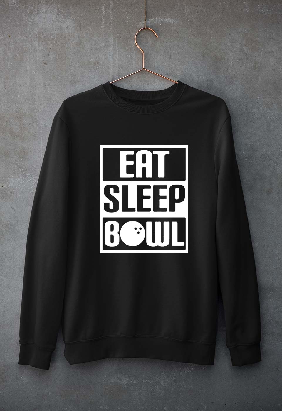 Bowling Unisex Sweatshirt for Men/Women-Black-Ektarfa.online