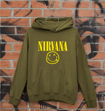 Load image into Gallery viewer, Nirvana Unisex Hoodie for Men/Women-S(40 Inches)-Olive Green-Ektarfa.online
