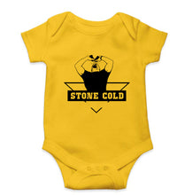 Load image into Gallery viewer, Stone Cold Steve Austin (WWE) Kids Romper For Baby Boy/Girl-0-5 Months(18 Inches)-Yellow-Ektarfa.online
