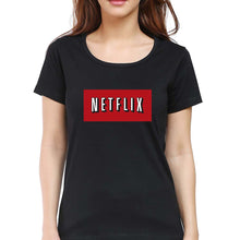 Load image into Gallery viewer, Netflix T-Shirt for Women-Black-Ektarfa.online
