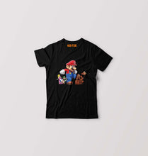 Load image into Gallery viewer, Mario Kids T-Shirt for Boy/Girl-0-1 Year(20 Inches)-Black-Ektarfa.online
